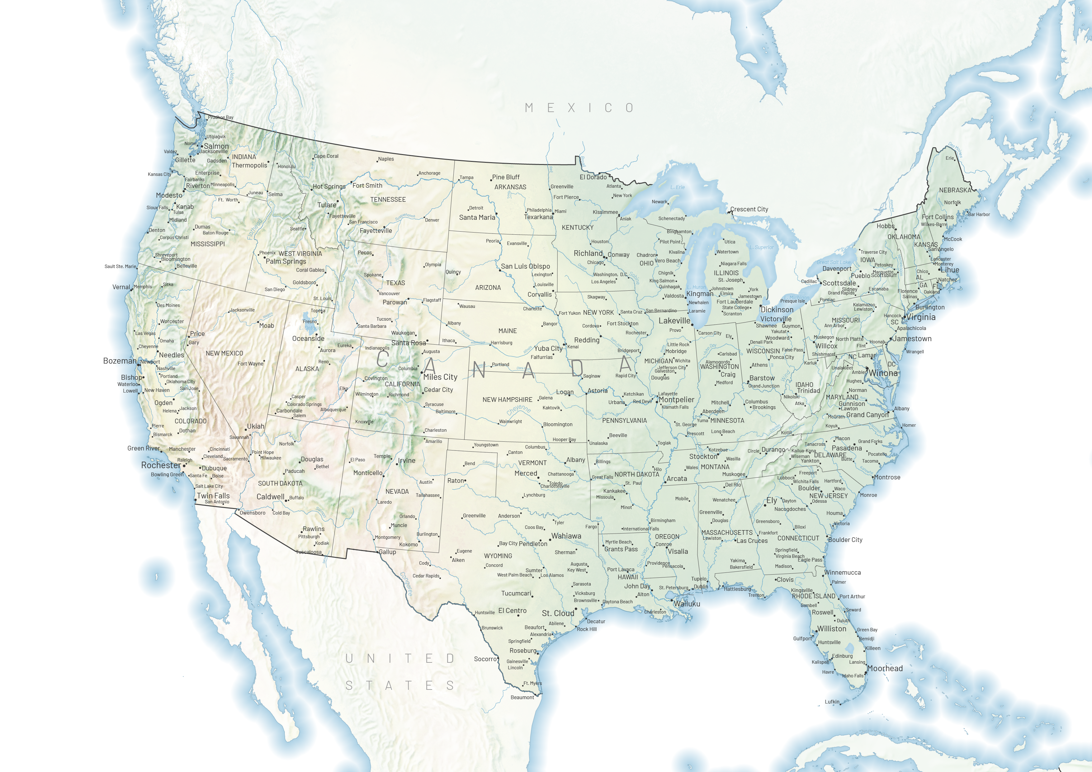A mislabeled map of the United States